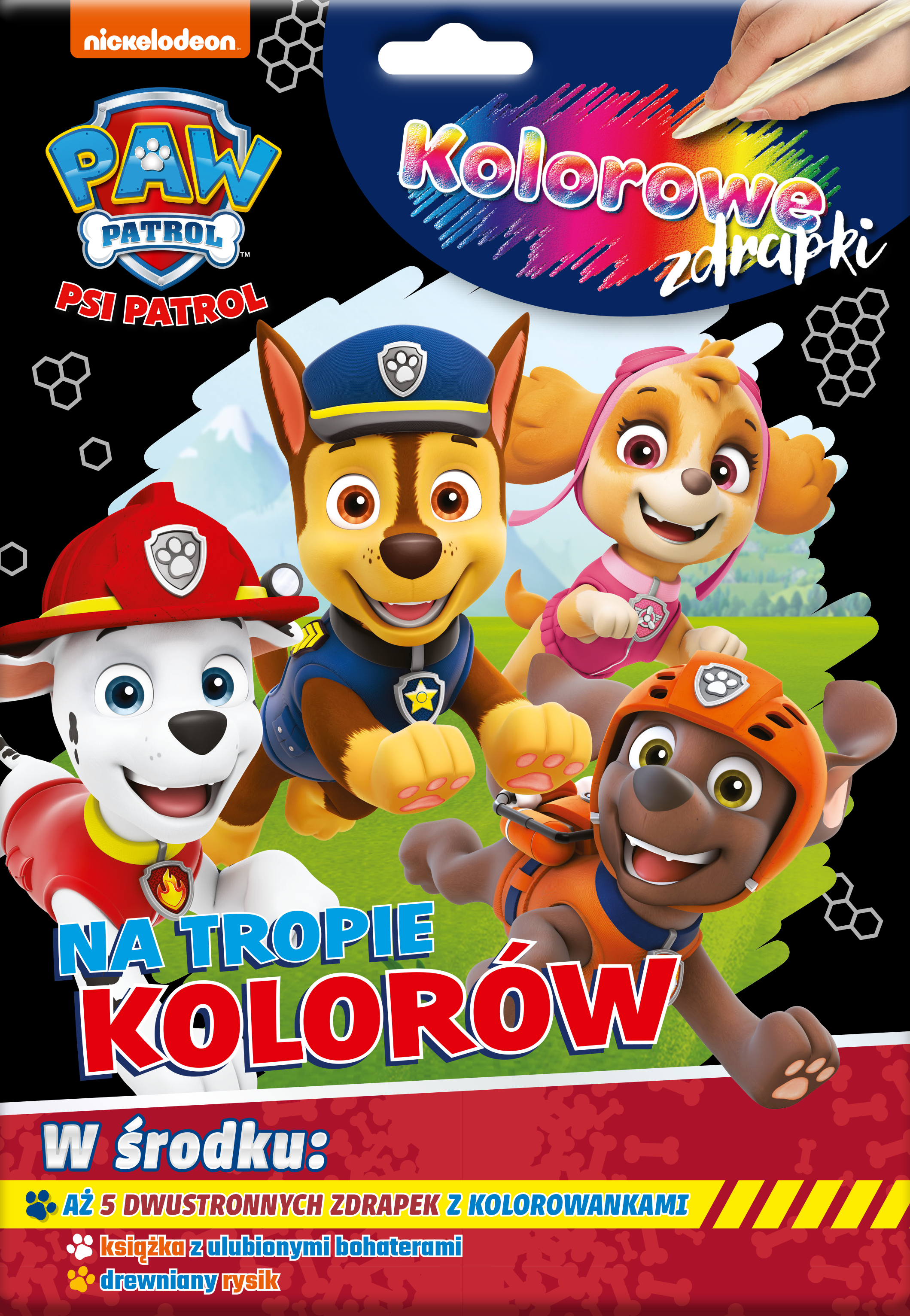 Image of Na tropie kolorów. Kolorowe zdrapki. Psi Patrol