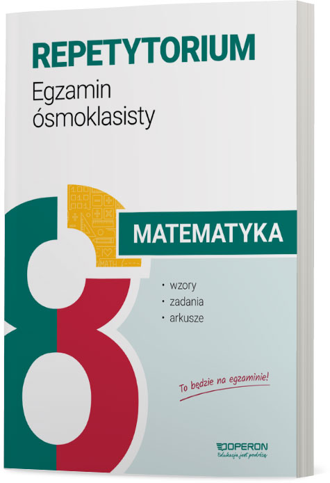 Image of Egzamin ósmoklasisty 2024 Matematyka repetytorium wzory zadania i arkusze