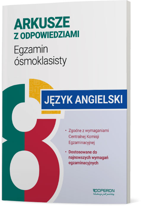 Image of Egzamin ósmoklasisty 2024 Język angielski arkusze