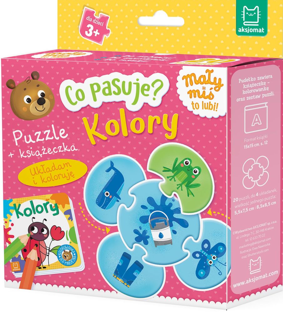 Image of Kolory. Co pasuje? Puzzle + książeczka