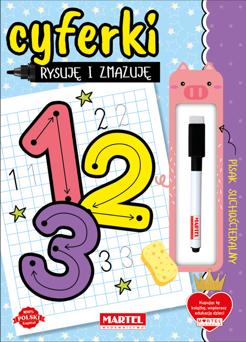 Image of Cyferki z flamastrem. Rysuję i zmazuję