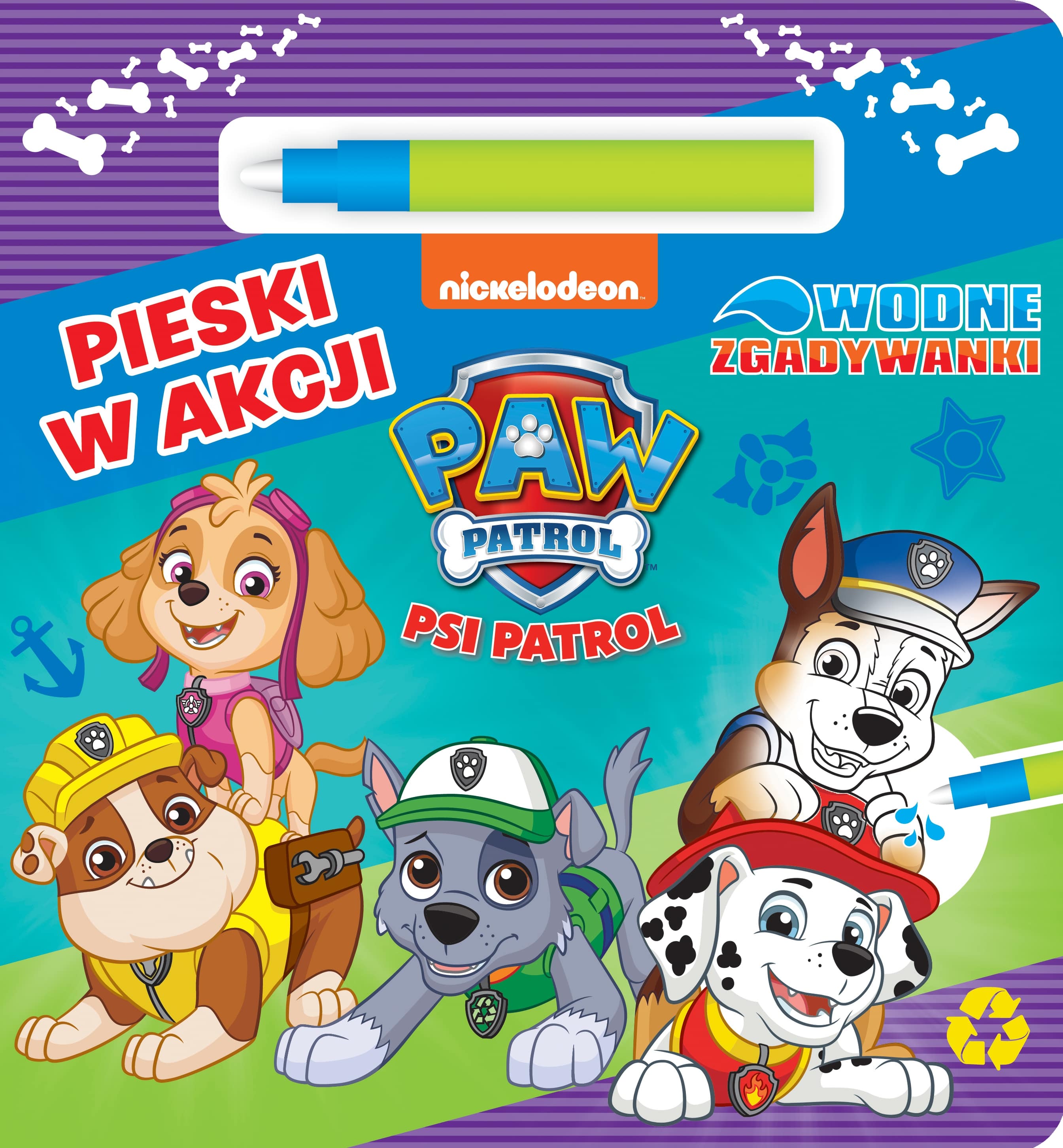 Image of Pieski w akcji. Wodne Zgadywanki. Psi Patrol
