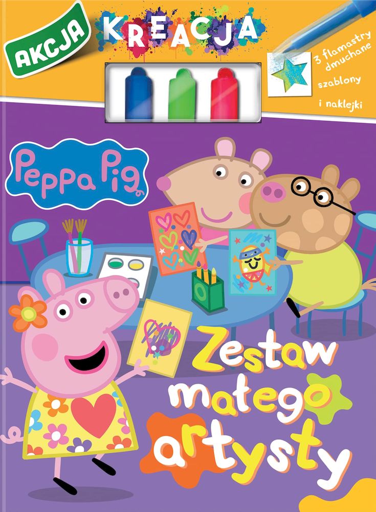 Image of Zestaw małego artysty. Akcja Kreacja. Świnka Peppa