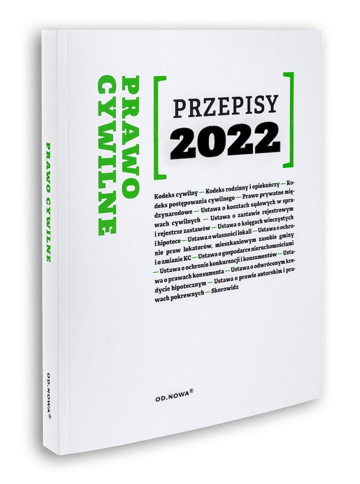 Image of Prawo cywilne. Przepisy 2022