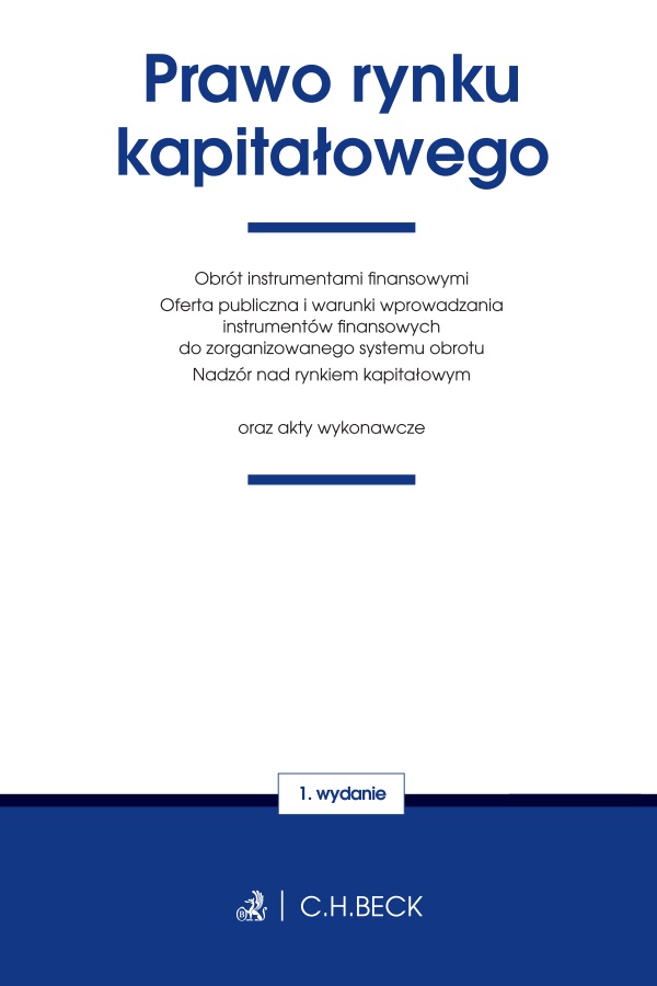 Image of Prawo rynku kapitałowego oraz akty wykonawcze