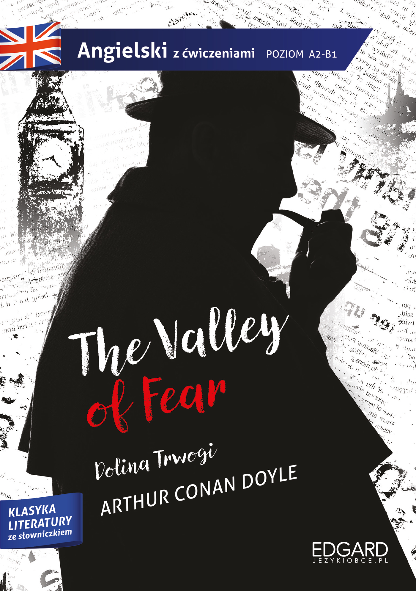 Image of Sherlock Holmes The Valley of Fear. Adaptacja klasyki z ćwiczeniami