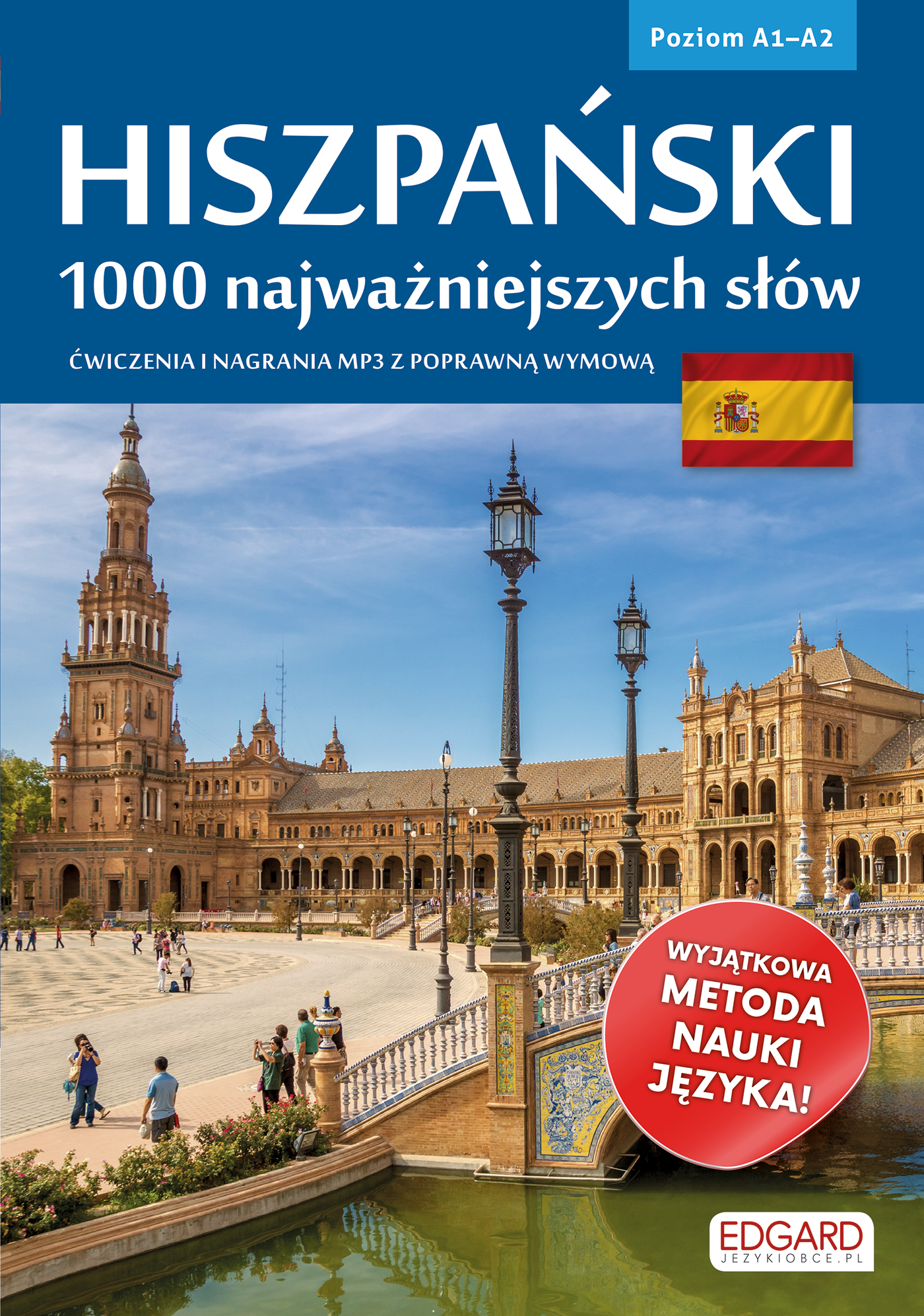 Image of Hiszpański. 1000 najważniejszych słów. Poziom A1-A2