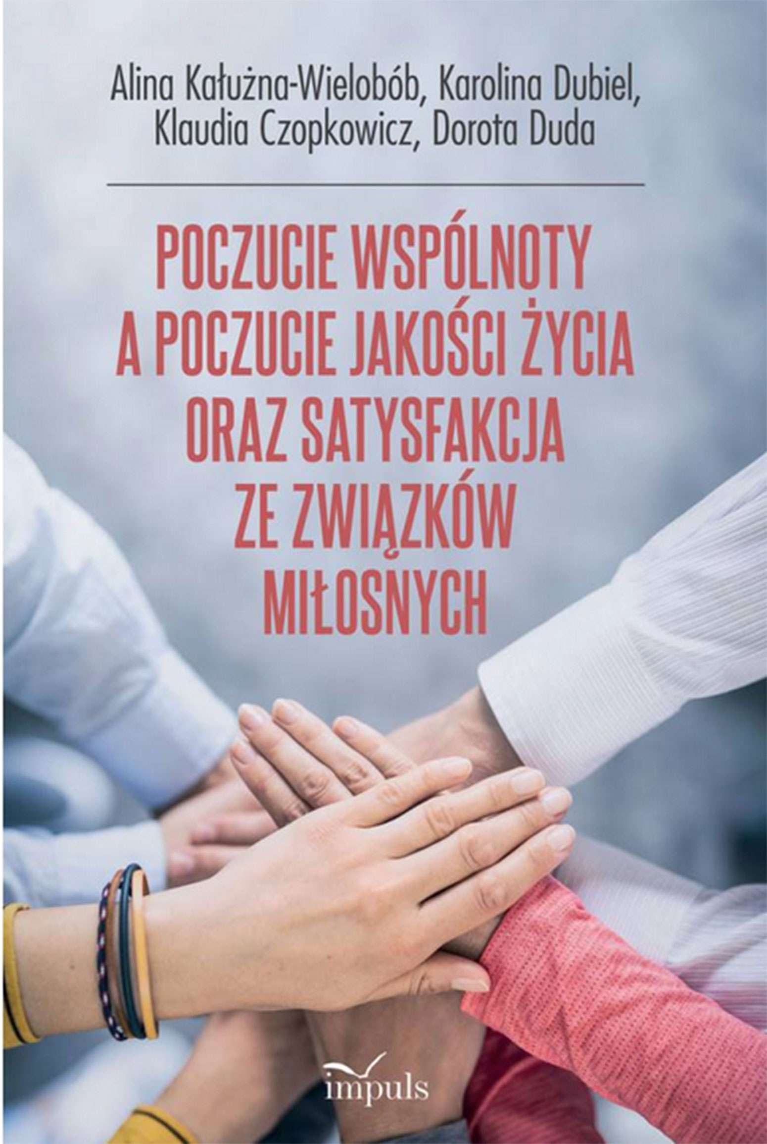 Image of Poczucie wspólnoty a poczucie jakości życia oraz satysfakcja ze związków miłosnych