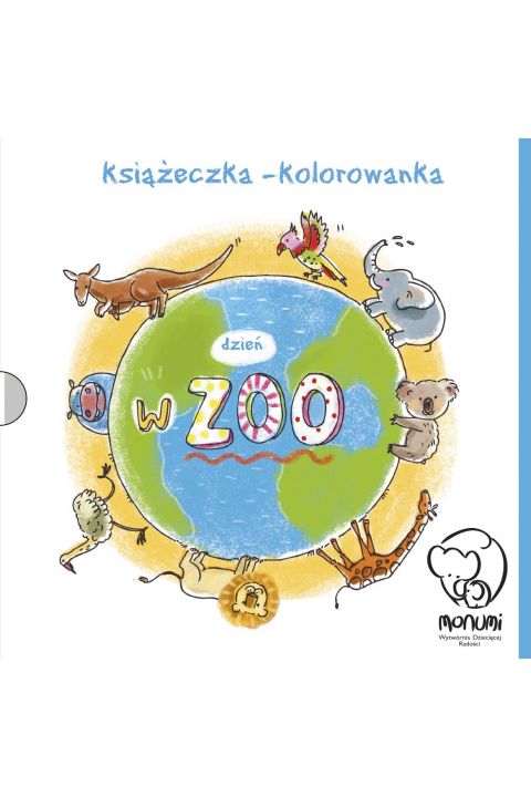 Image of Książeczka kolorowanka dzień z zoo