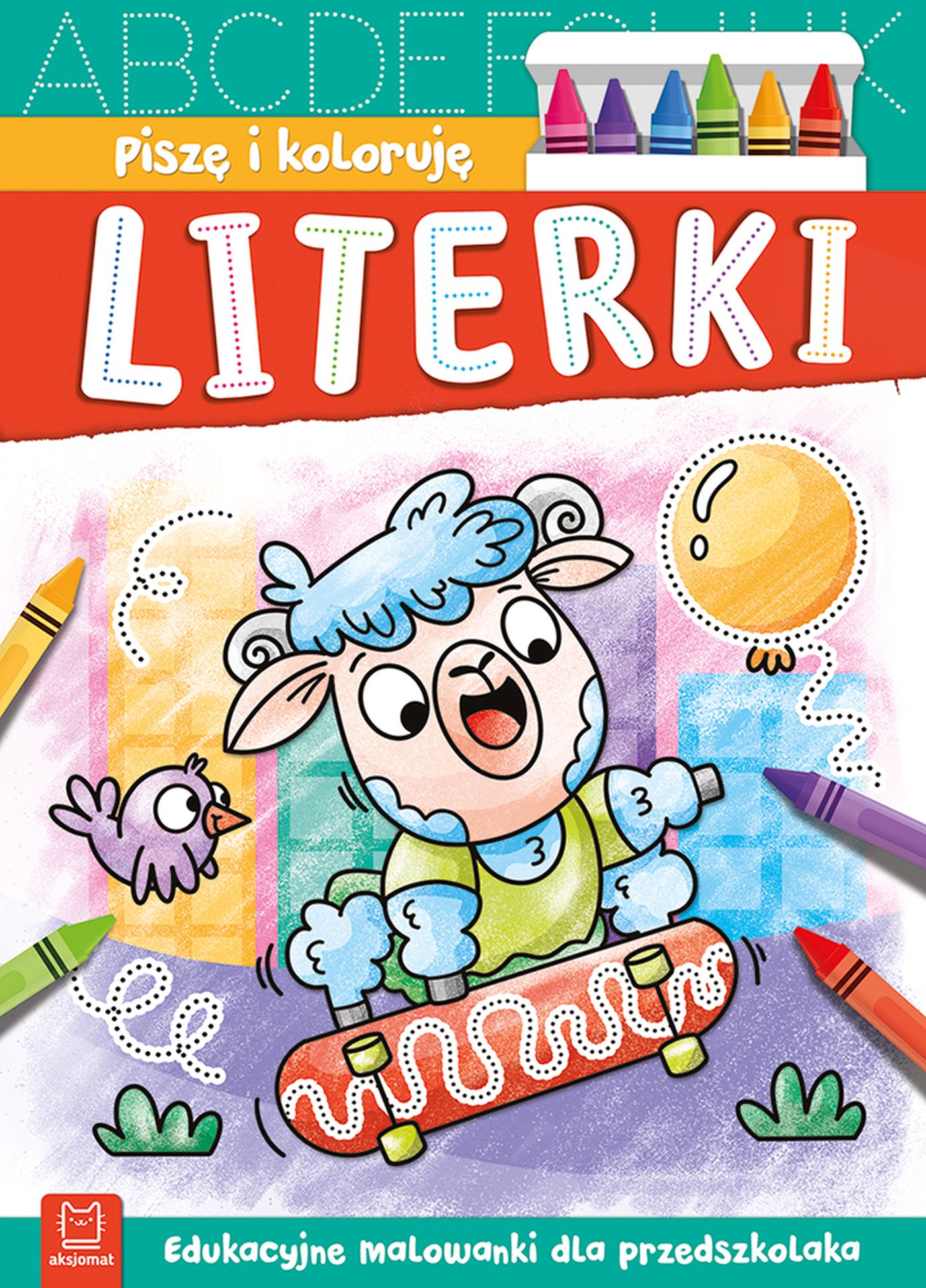 Image of Literki. Edukacyjne malowanki dla przedszkolaka. Piszę i koloruję