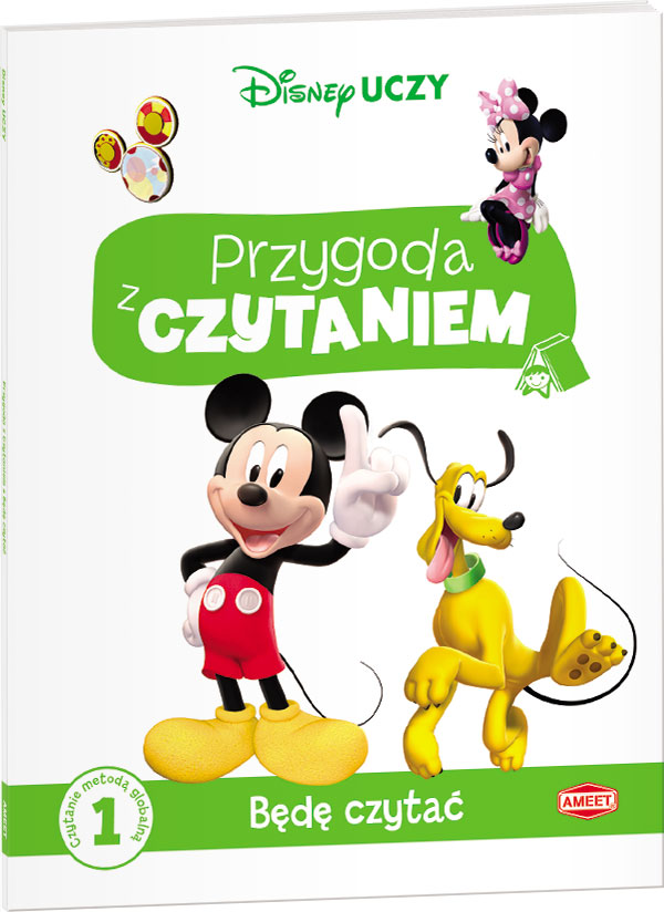 Image of Disney uczy Klub Przyjaciół Myszki Miki Przygoda z czytaniem Będę czytać 1 PCG-1