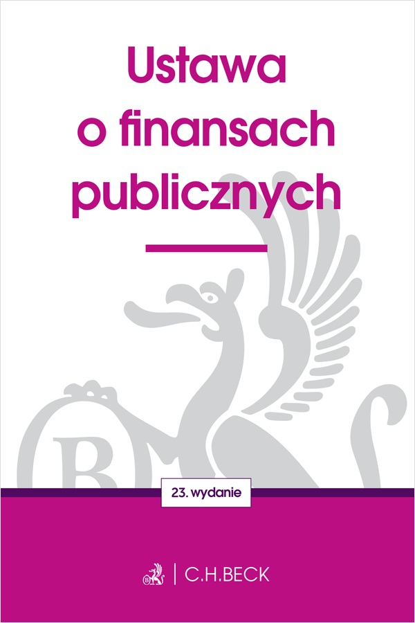 Image of Ustawa o finansach publicznych wyd. 2023