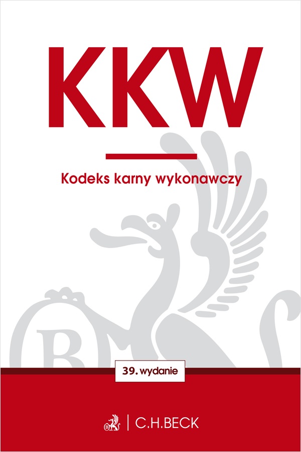 Image of KKW. Kodeks karny wykonawczy wyd. 39