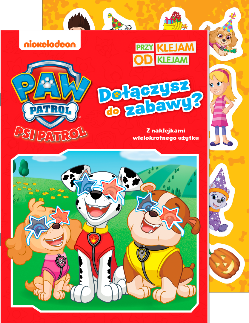 Image of Dołączysz do zabawy? Psi Patrol. Przyklejam Odklejam