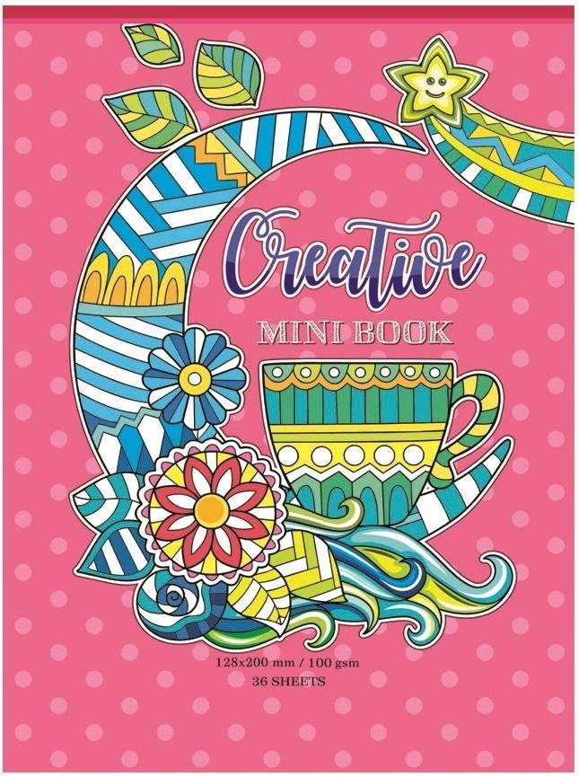 Image of Kolorowanka antystresowa 126x200 36 kartek TW Różowa