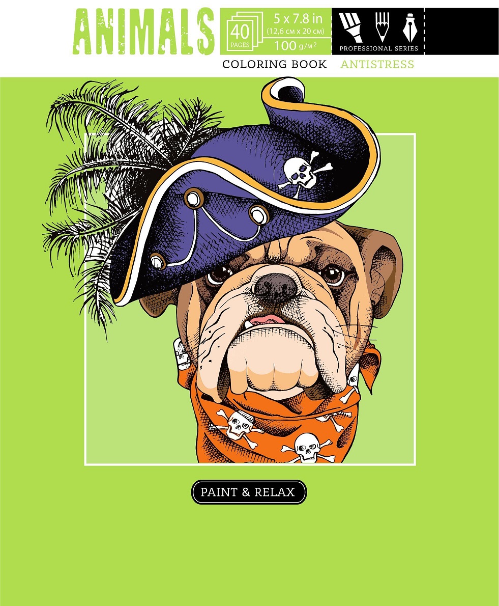 Image of Kolorowanka antystresowa 126x200 20 kartek TW Animals