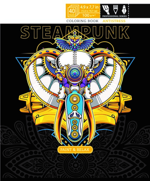 Image of Kolorowanka antystresowa 124x197 20 kartek TW Steampunk