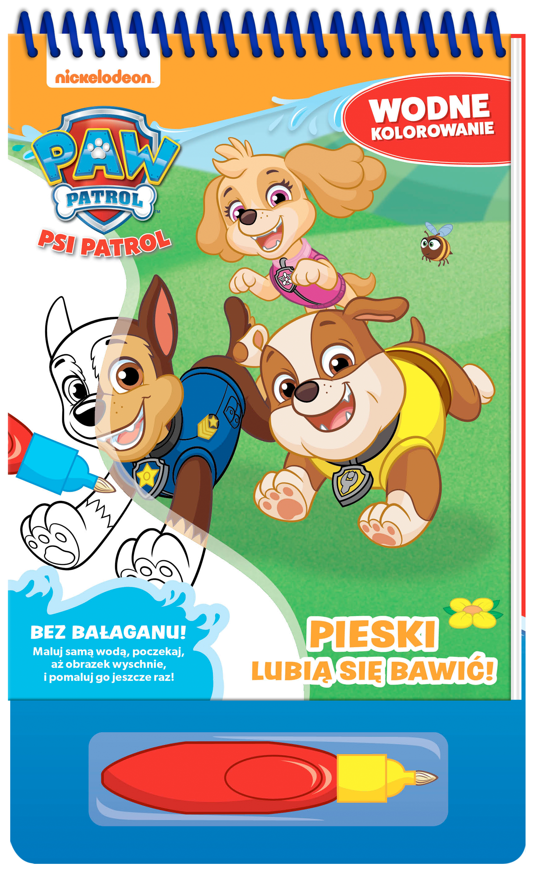 Image of Pieski kochają sport! Psi Patrol. Wodne kolorowanie