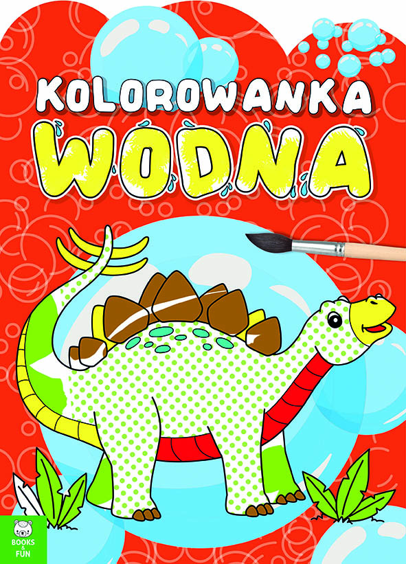 Image of Dinozaury. Kolorowanka wodna