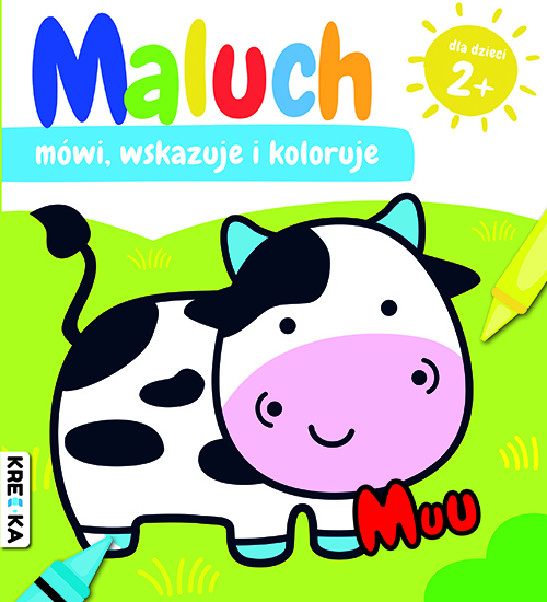 Image of Muu. Maluch mówi, wskazuje i koloruje
