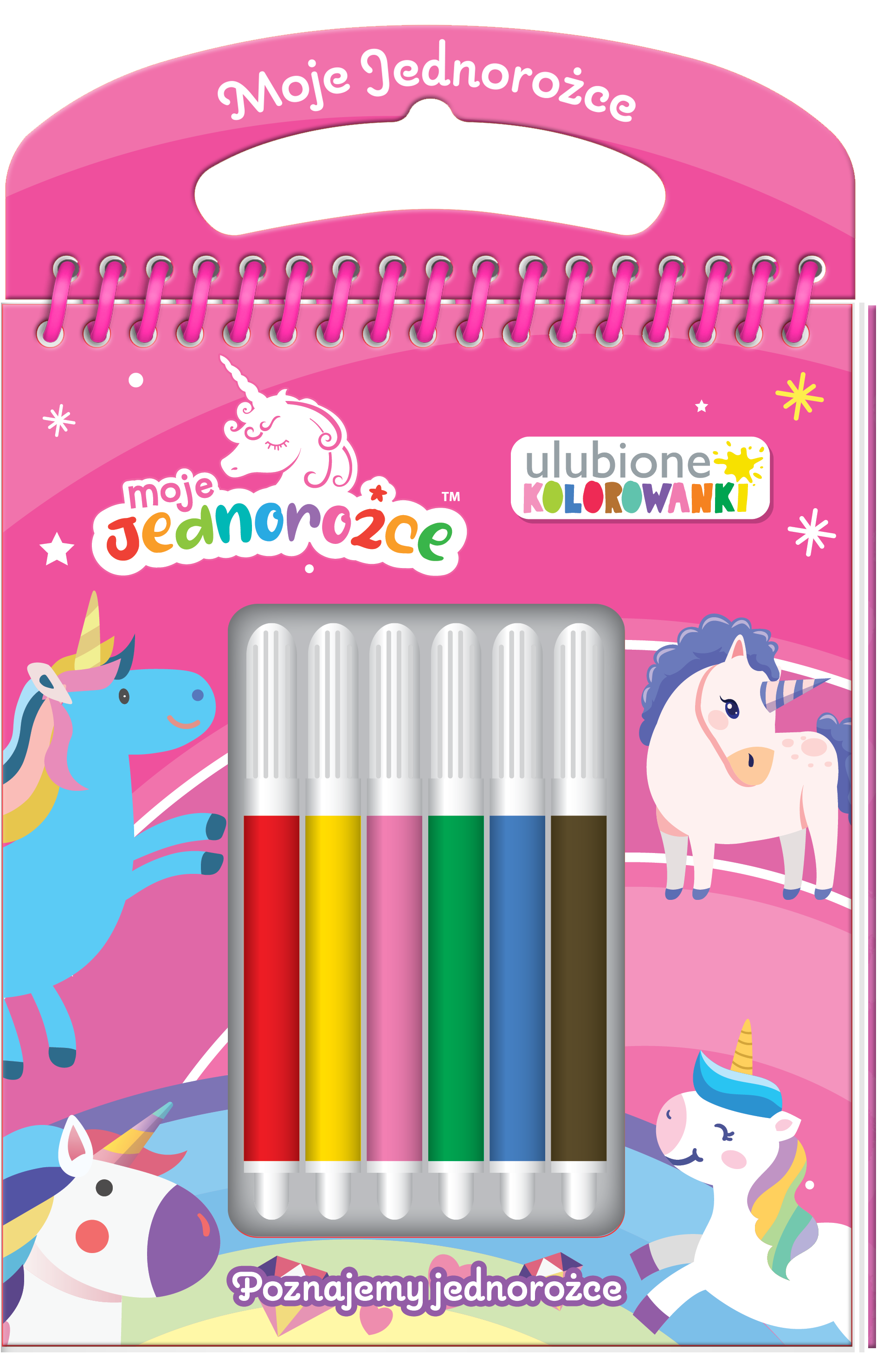 Image of Moje jednorożce. Poznajemy jednorożce. Ulubione kolorowanki