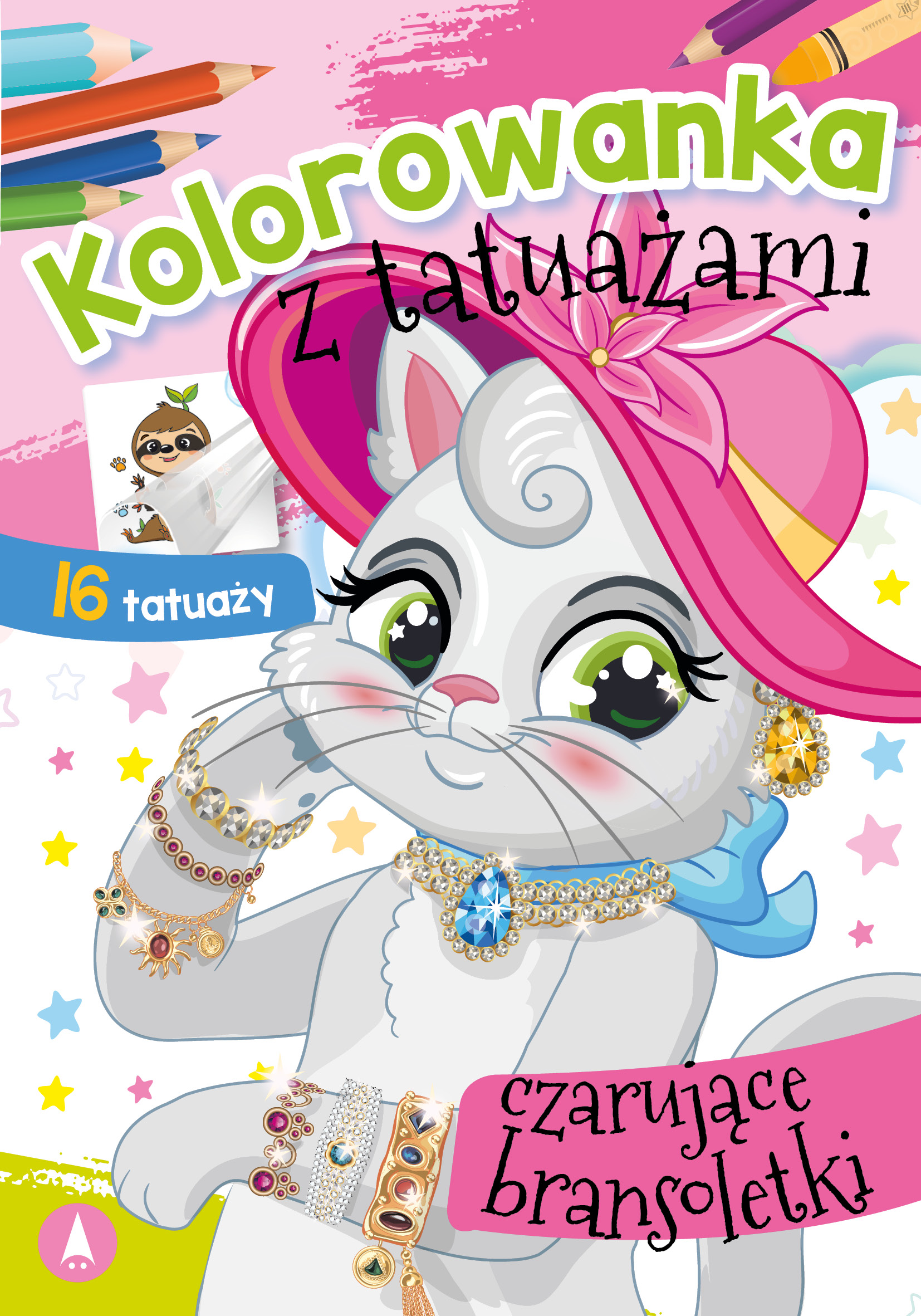 Image of Czarujące bransoletki. Kolorowanka z tatuażami