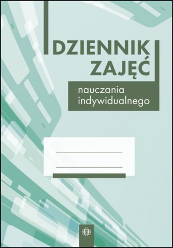 Image of Dziennik zajęć nauczania indywidualnego