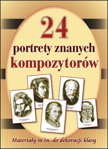 Image of 24 portrety znanych kompozytorów Teczka