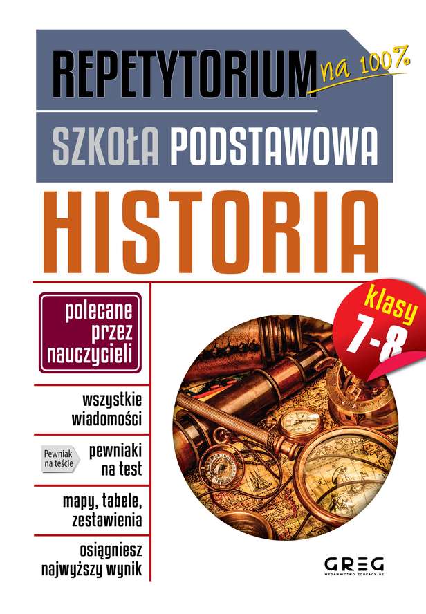 Image of Historia. Repetytorium. Szkoła podstawowa. Klasy 7-8