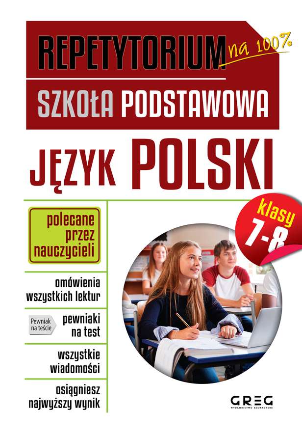 Image of Język polski repetytorium szkoła podstawowa klasy 7-8