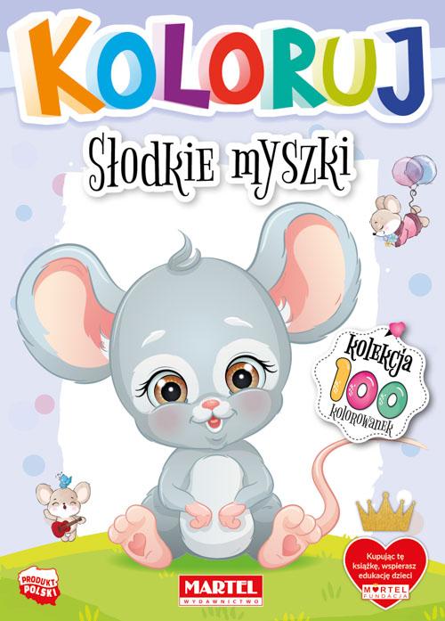 Image of Słodkie myszki. Koloruj