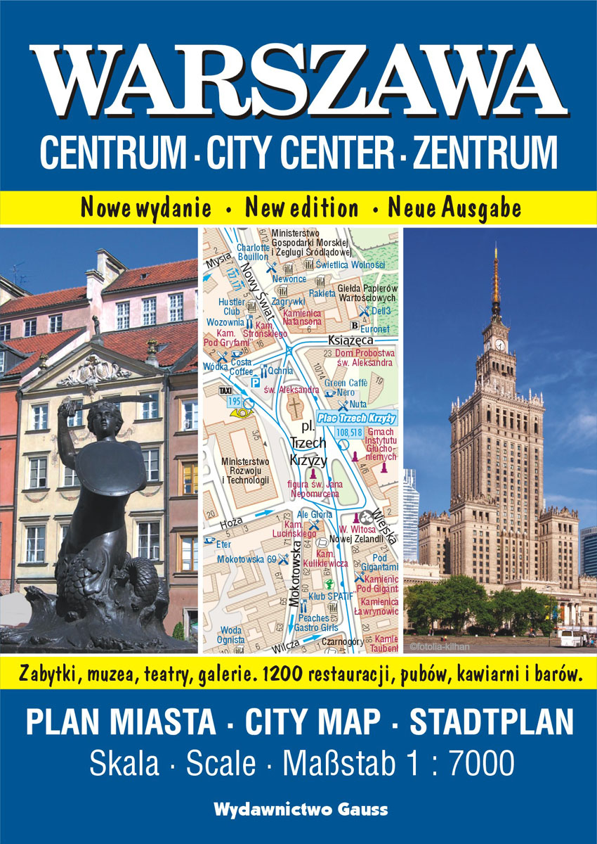 Image of Warszawa Centrum. Plan miasta 1:7000 wyd. 2023