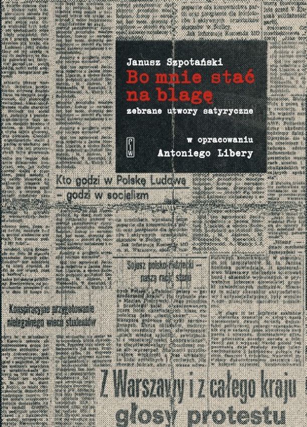 Image of Bo mnie stać na blagę. Zebrane utwory satyryczne