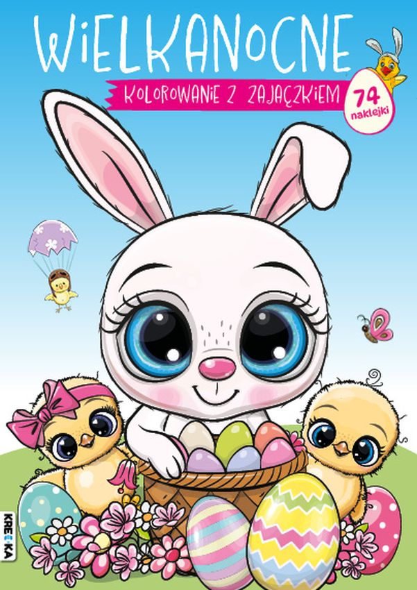 Image of Wielkanocne kolorowanie z zajączkiem