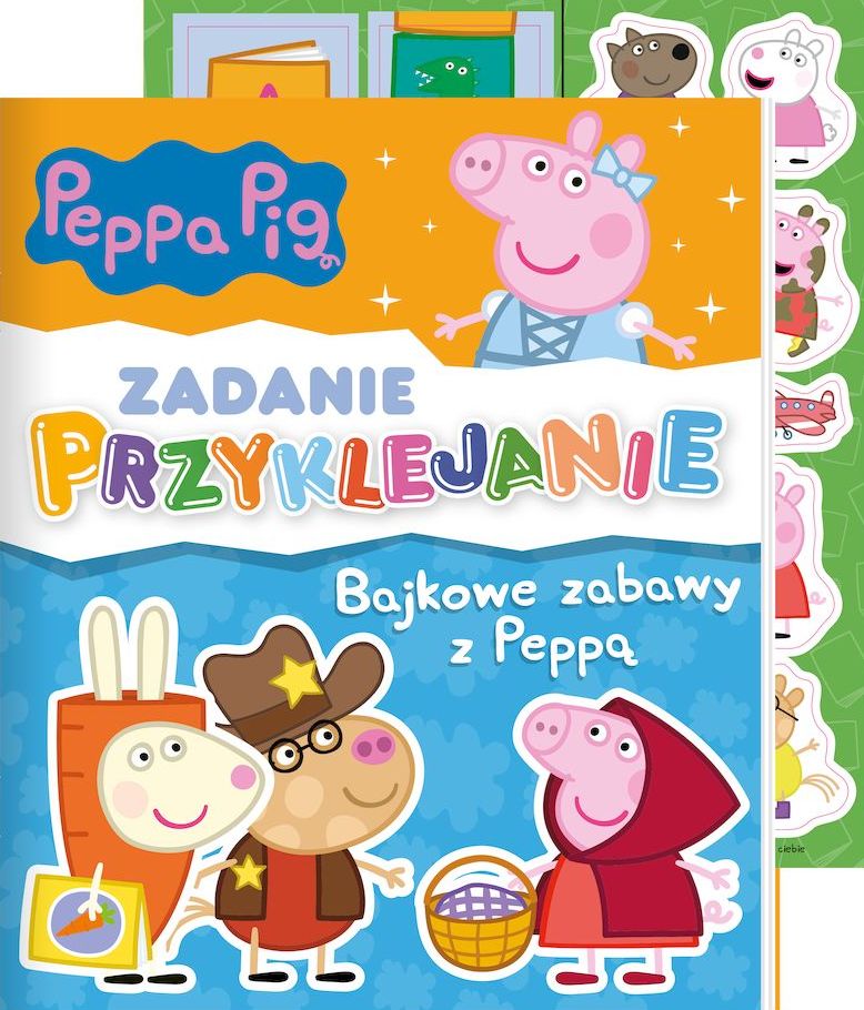 Image of Bajkowe zabawy z Peppą. Świnka Peppa. Zadanie Przyklejanie