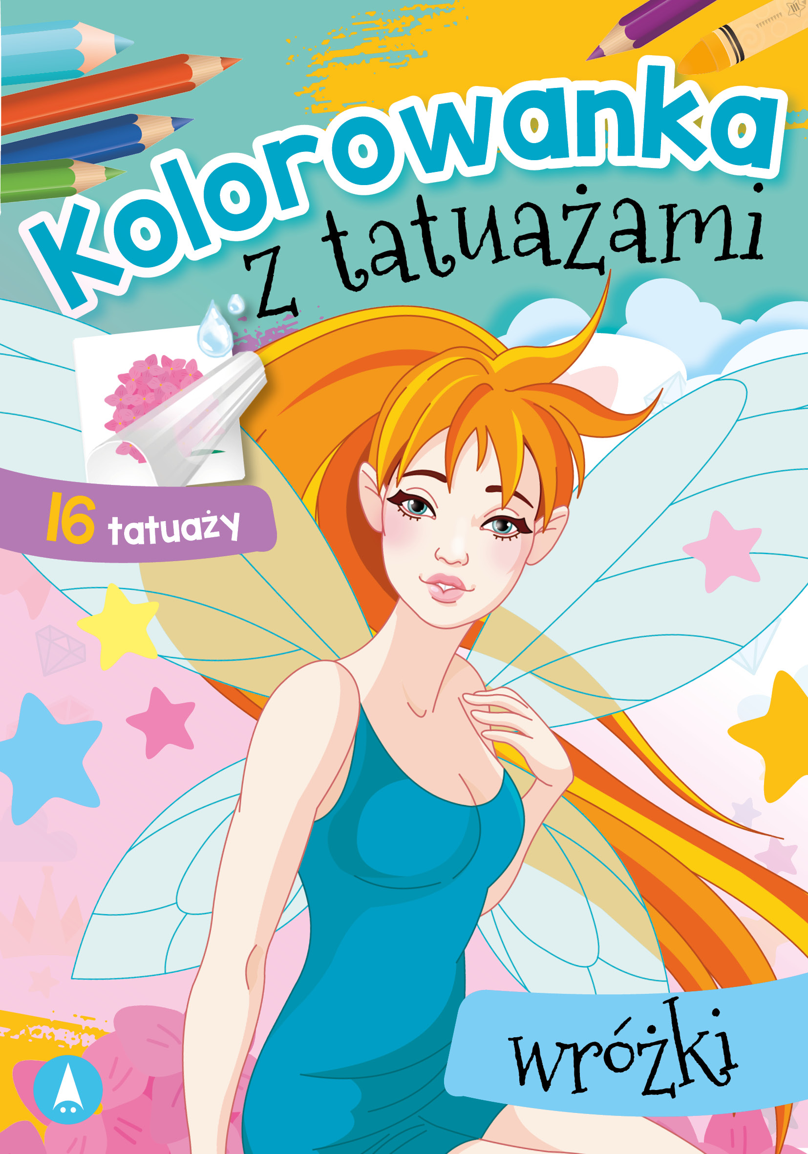Image of Wróżki. Kolorowanka z tatuażami