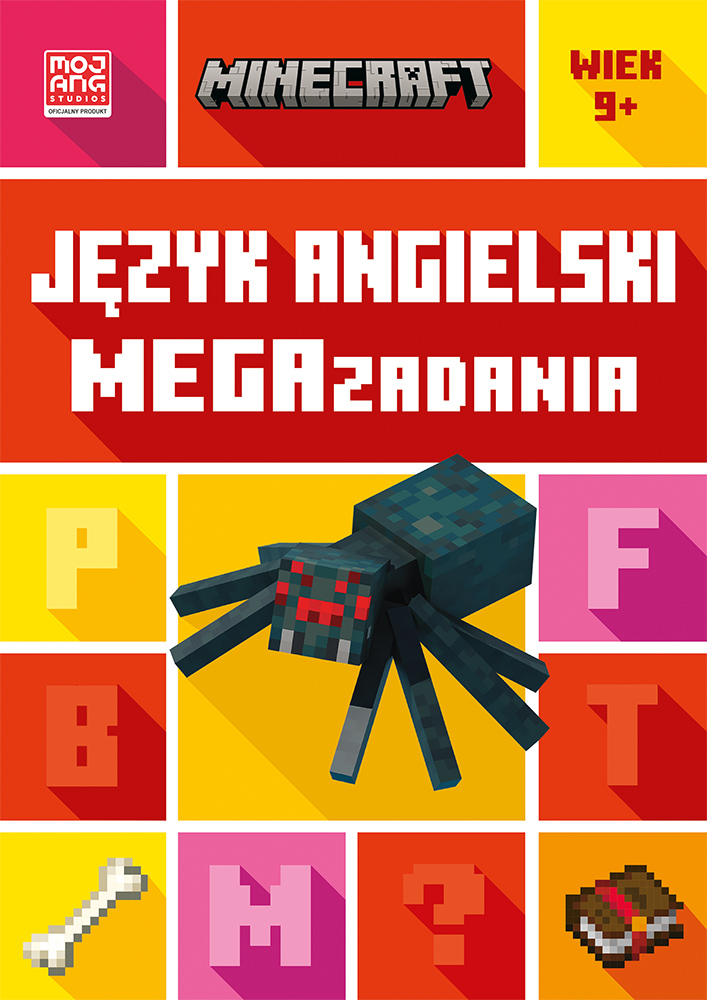 Image of Język angielski. Megazadania 9+. Minecraft