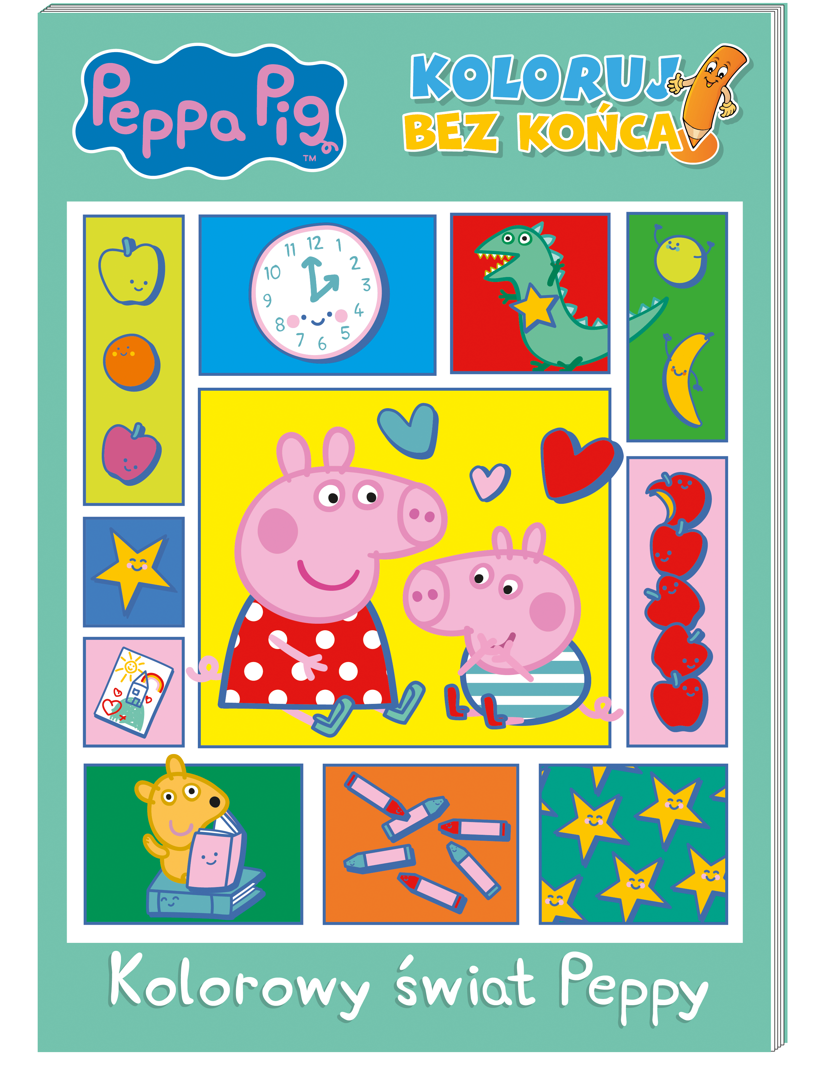 Image of Kolorowy świat Peppy. Koloruj bez końca! Świnka Peppa
