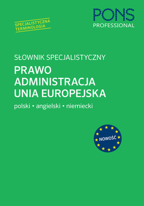 Image of Słownik specjalistyczny prawo, administracja pol/ang/niem