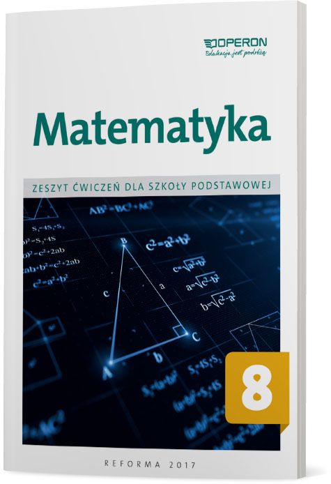 Image of Matematyka zeszyt ćwiczeń dla kalsy 8 szkoły podstawowej