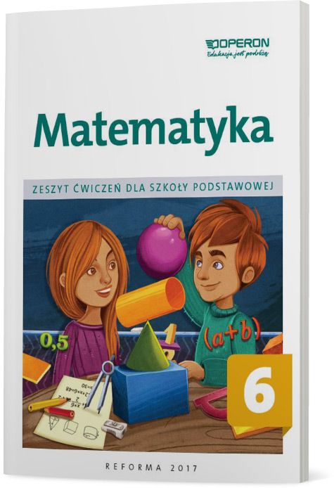 Image of Matematyka zeszyt ćwiczeń dla kalsy 6 szkoły podstawowej