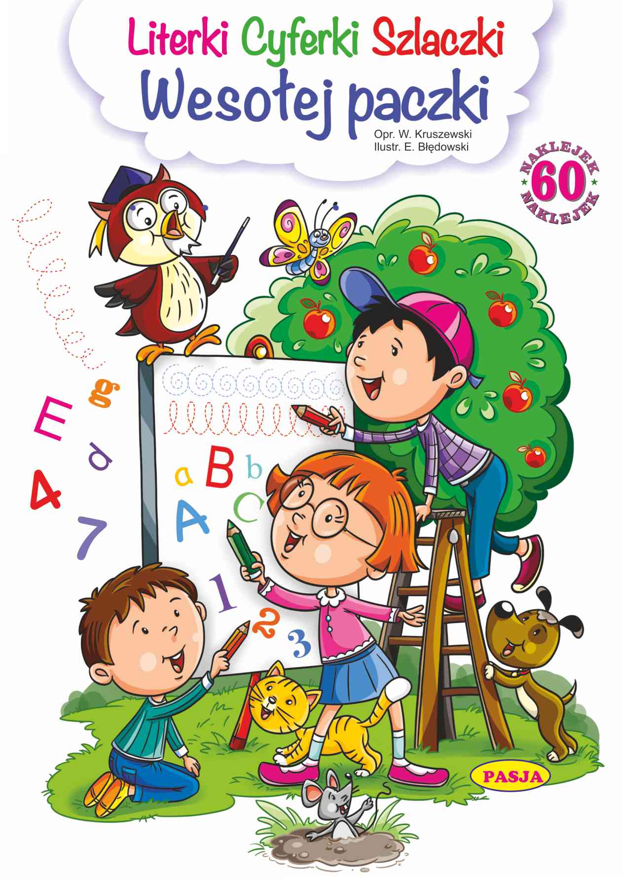 Image of Literki, cyferki, szlaczki Wesołej Paczki