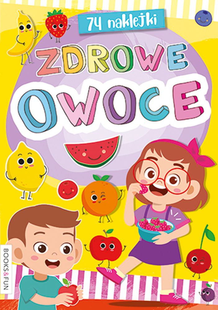 Image of Zdrowe Owoce. Kolorowanka