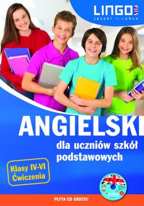 Image of Angielski dla uczniów szkół podstawowych ćwiczenia książka + CD