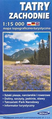 Image of Mapa Tatry Zachodnie 1:15 000 WZKart