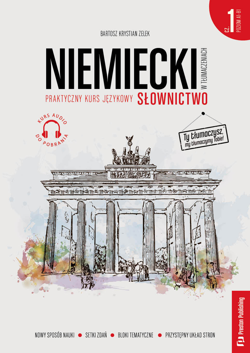 Image of Niemiecki w tłumaczeniach. Słownictwo 1 PoziomA1-B1 + MP3 wyd. 2023