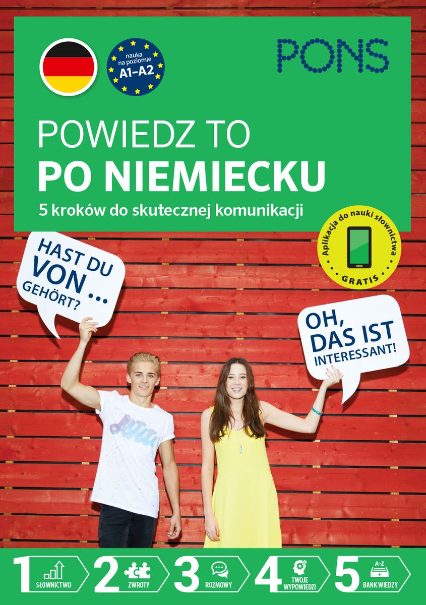 Image of Powiedz to po Niemiecku 5 kroków do skutecznej komunikacji poziom A1-A2 wyd.1 PONS