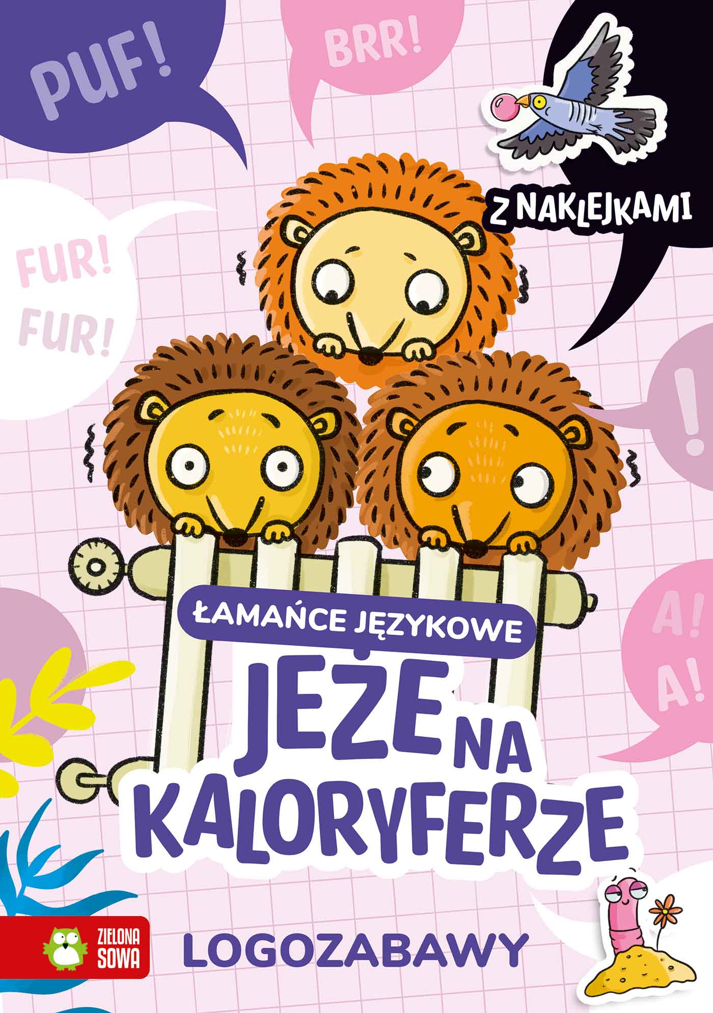 Image of Jeże na kaloryferze. Łamańce językowe. Logozabawy
