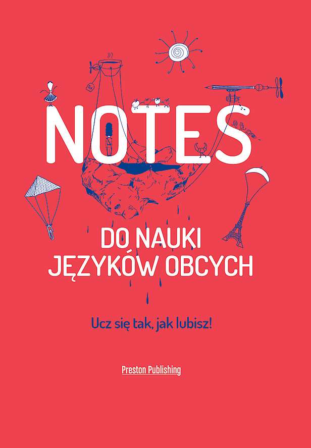 Image of Notes do nauki języków obcych (czerwony)
