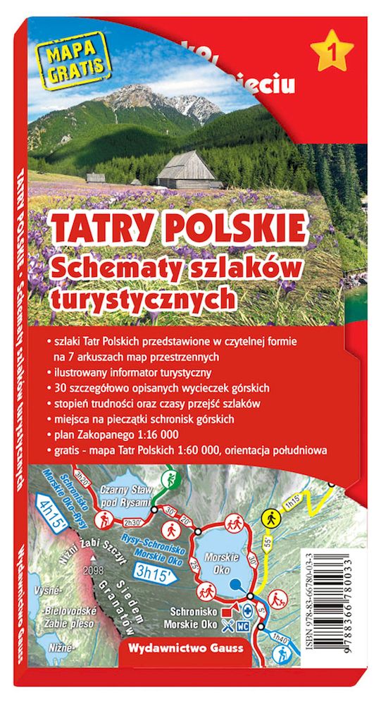 Image of Tatry polskie. Schematy szlaków turystycznych wyd. 3
